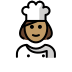 woman cook, medium skin tone